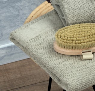 Πετσέτα Ζακάρ “Serene” Pop Corn Dusty Green