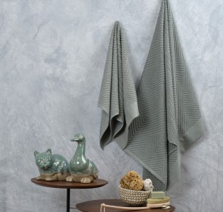 Πετσέτα Ζακάρ “Serene” Venice Sage