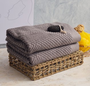 Πετσέτα Ζακάρ “Serene” Venice Grey
