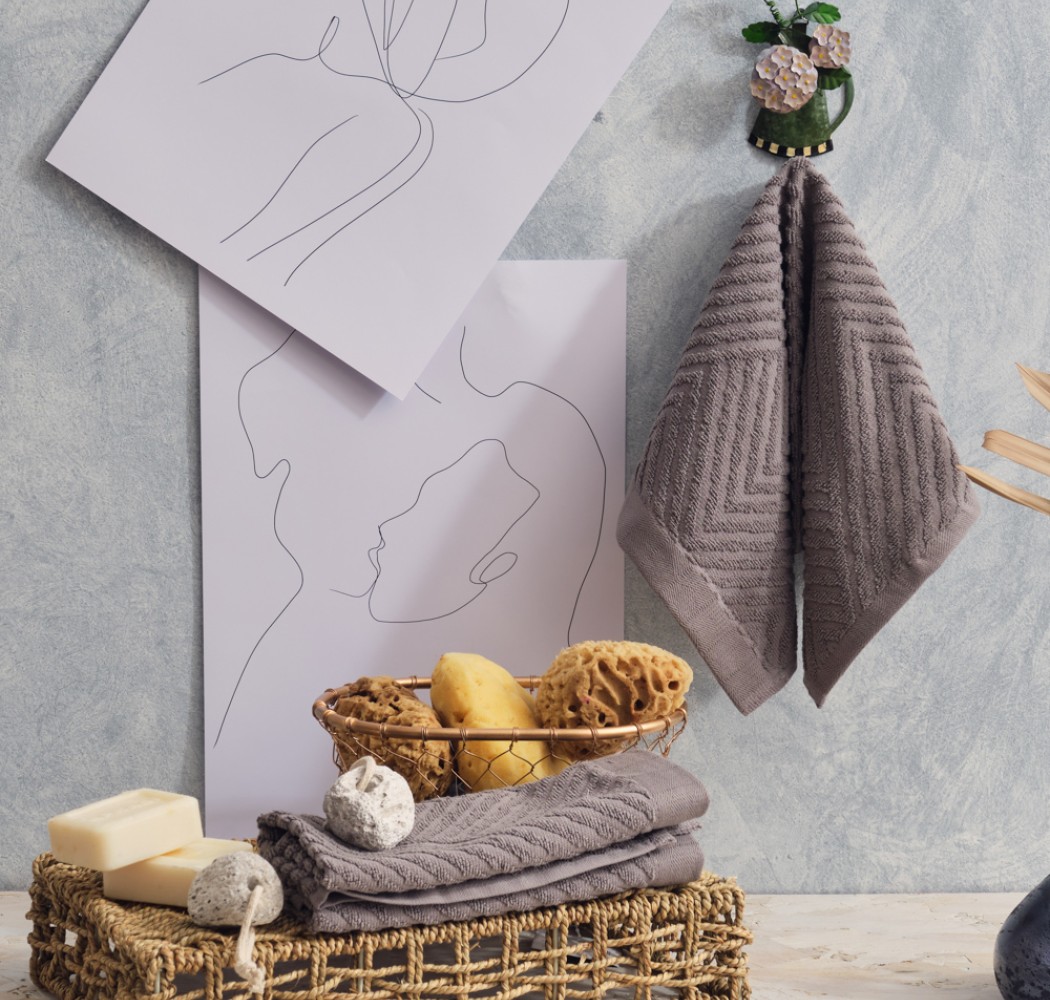 Πετσέτα Ζακάρ “Serene” Venice Grey