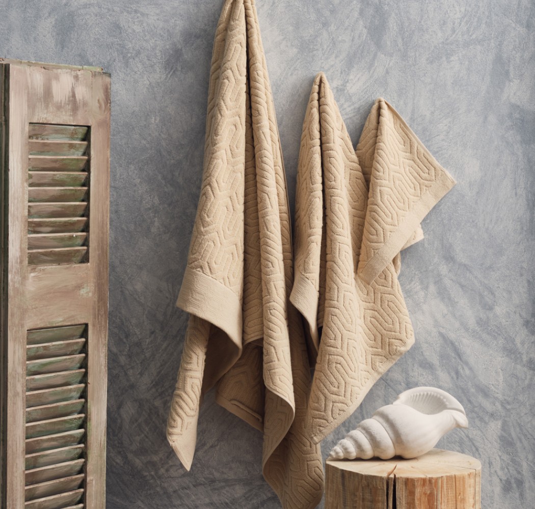 Πετσέτα Ζακάρ “Serene” Sienna Beige