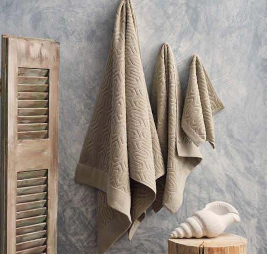 Πετσέτα Ζακάρ “Serene” Sienna Dusty Green