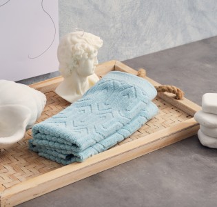 Πετσέτα Ζακάρ “Serene” Sienna Aqua