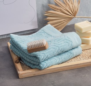 Πετσέτα Ζακάρ “Serene” Sienna Aqua