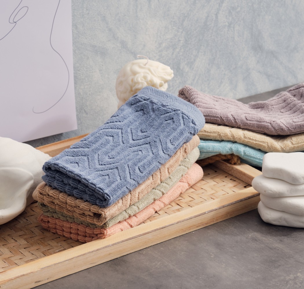 Πετσέτα Ζακάρ “Serene” Sienna Dusty Blue