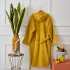 Μπουρνούζι Ενηλίκων “Pure Cotton” Κουκούλα Yellow