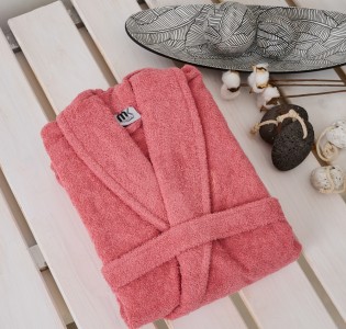 Μπουρνούζι Ενηλίκων “Pure Cotton” Κουκούλα Latte