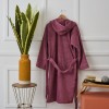 Μπουρνούζι Ενηλίκων “Pure Cotton” Κουκούλα Dusty Purple