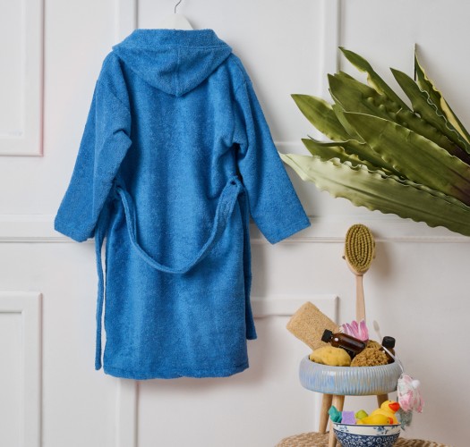 Μπουρνούζι Παιδικό “Beauty Line” Blue