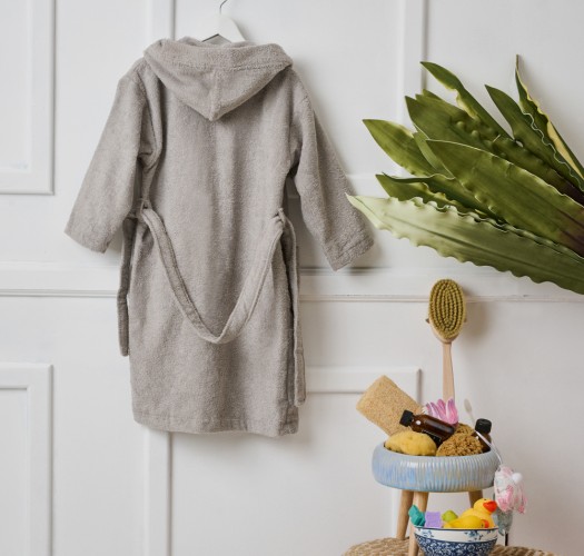 Μπουρνούζι Παιδικό “Beauty Line” Grey