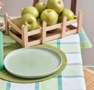 Checkered Kitchen Tablecloth Chloe - Green