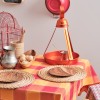 Τραπεζομάντηλο Νηματοβαφή Summer Red