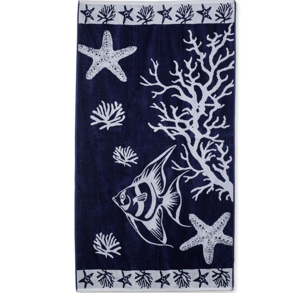 Beach Towel “Starfish Blue”