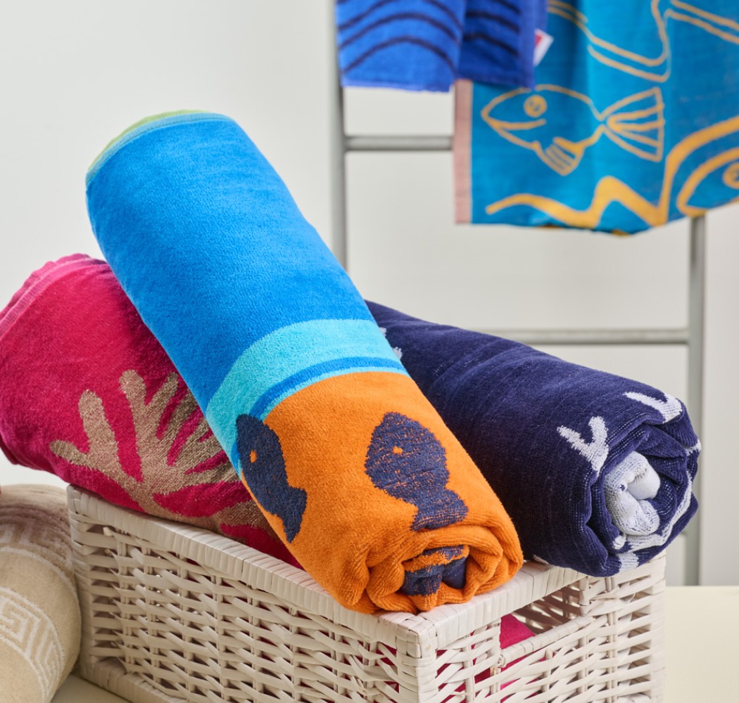 Beach Towel “Starfish Blue”