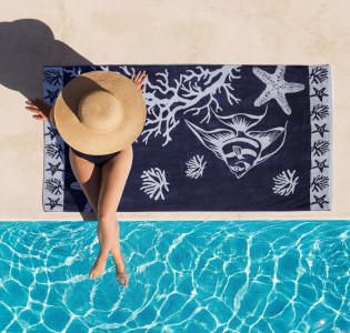 Beach Towel “Starfish Blue”