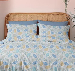 Μαξιλαροθήκες Φανέλα “Winter Pleasure” Aspen Blue