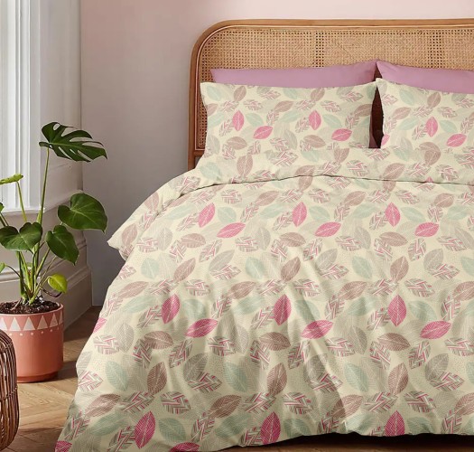 Παπλωματοθήκη Φανέλα “Winter Pleasure” Aspen Pink