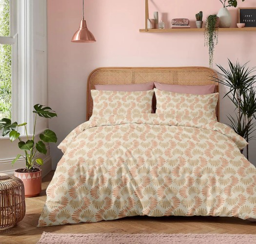 Σεντόνια Σετ Φανέλα “Winter Pleasure” Celine Apricot