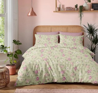 Σεντόνια Σετ Φανέλα “Winter Pleasure” Natura Pink