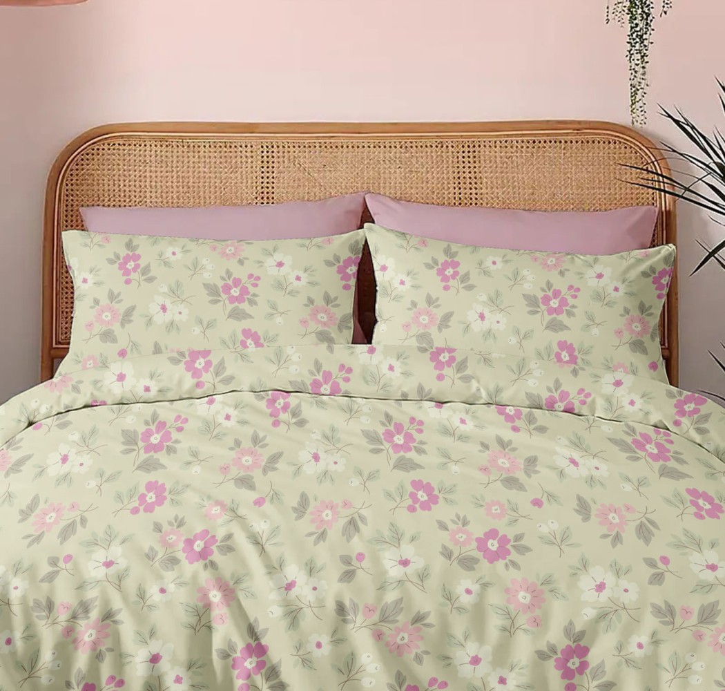 Μαξιλαροθήκες Φανέλα “Winter Pleasure” Natura Pink