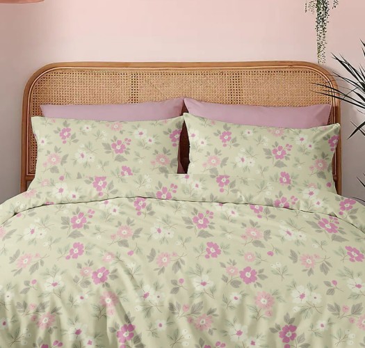 Pillowcases Flannel “Winter Pleasure” Natura Pink
