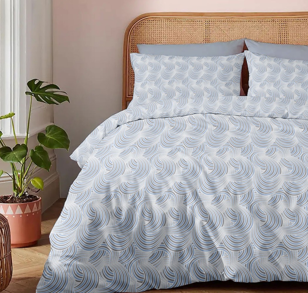 Παπλωματοθήκη Φανέλα “Winter Pleasure” Nova Blue