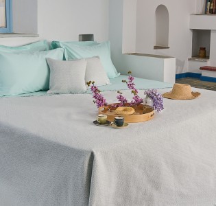 Ριχτάρι Καναπέ Cotton “Voyage” Lybe Mint