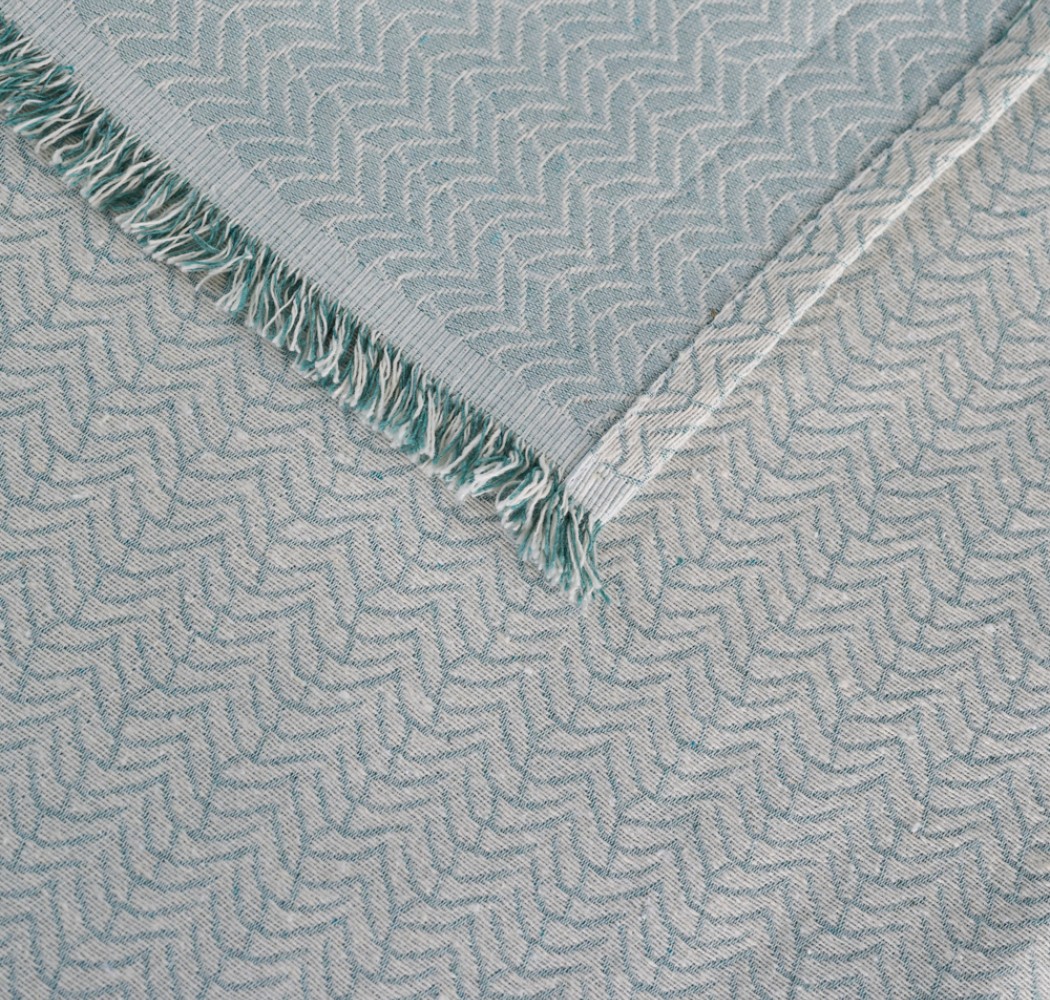 Ριχτάρι Καναπέ Cotton “Voyage” Lybe Mint