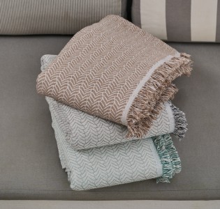 Ριχτάρι Καναπέ Cotton “Voyage” Lybe Mint