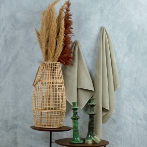 Πετσέτα Ζακάρ Pop Corn Dusty Green