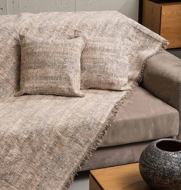 Ριχτάρι Καναπέ Chenille DIMI Beige
