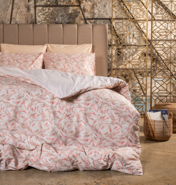 Luna Paint Terracota Bed Sheet Set