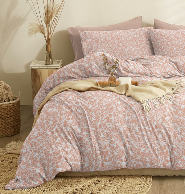 Marta Jasmine Salmon  Duvet Cover