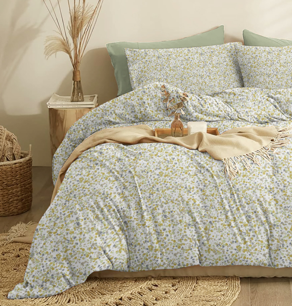 Marta Serpa Lime Duvet Cover