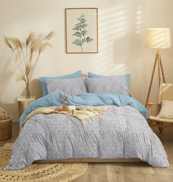 Marta Dante Light Blue Bed Sheet Set