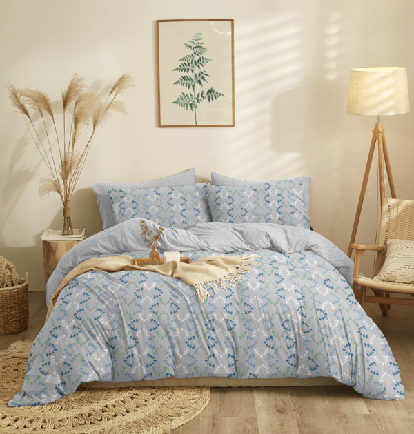 Marta Loom Blue Bed Sheet Set