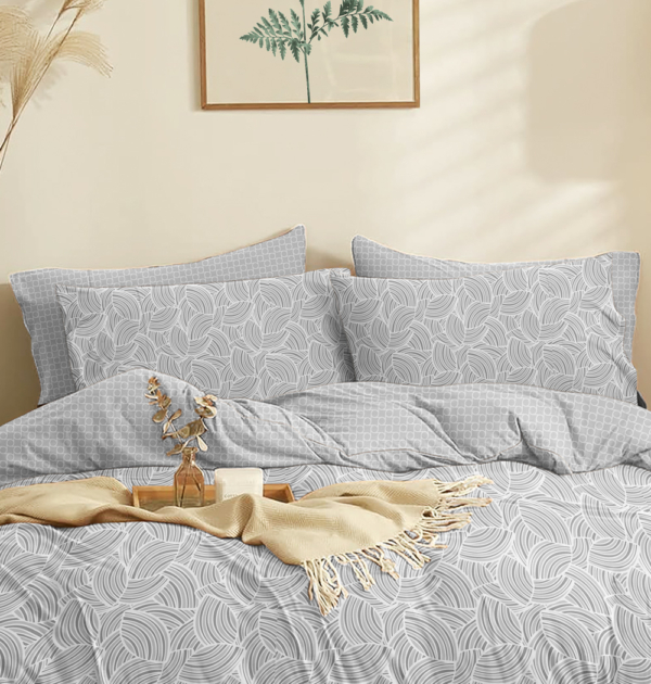 Marta Zinia Grey Duvet Cover