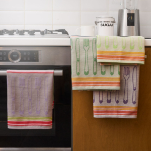 Knife Cotton Kitchen Towel